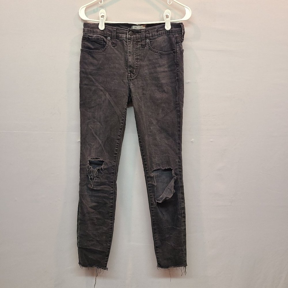 Madewell Jeans High Rise Skinny Womens 28 Black